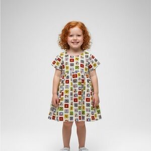 Vintage1987 Flap Happy Girls Beach Icon Cotton Dress Size 4